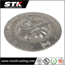 Moulage sous pression en alliage de zinc personnalisé pour plaque de logo (STK-ZDO0008)